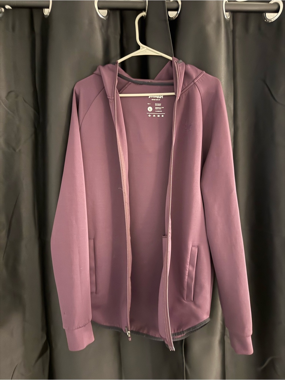 YoungLA Plum Hooded Jacket